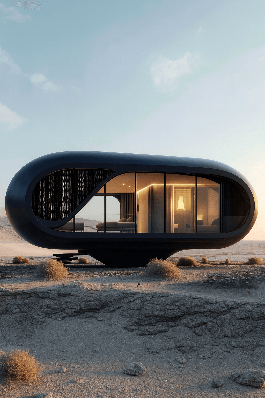 Modern futuristic house mobile